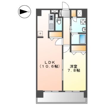 グランシャリオ覺王山の間取り