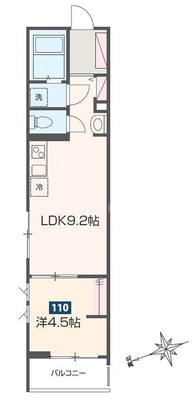 MELDIA幕張の間取り