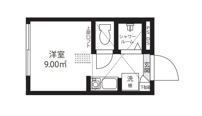 Nano上落合の間取り