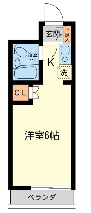 八王子市小比企町のマンションの間取り