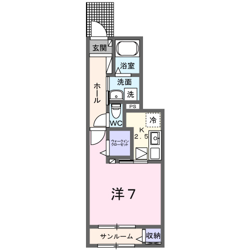 コルティーレIIの間取り