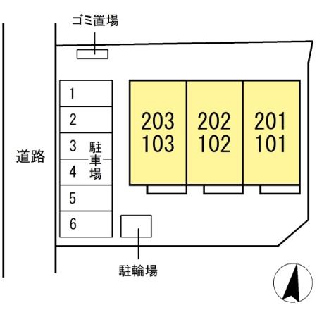 【四街道市下志津新田のアパートのその他】