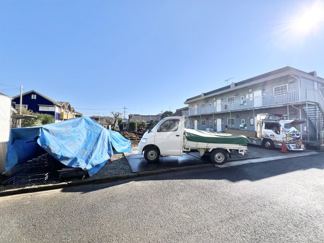 【四街道市下志津新田のアパートの駐車場】