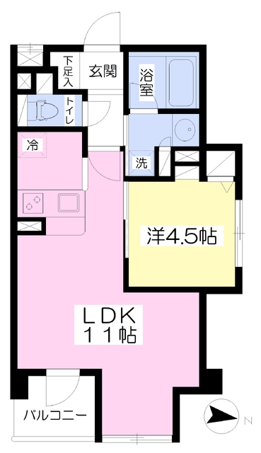 クリオ小竹向原IIの間取り