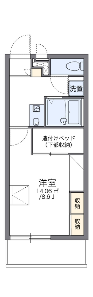 レオパレス畑山の間取り