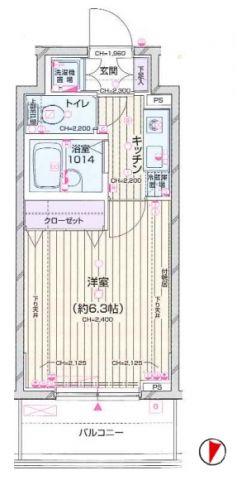 レガロ飛鳥山の間取り