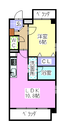 レージュサンパティックの間取り