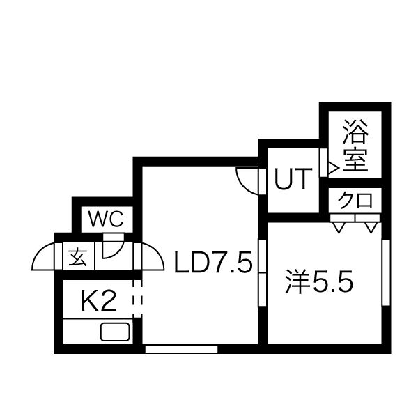 ＯＫＡＰ・Ｖ（オカップ・５）の間取り