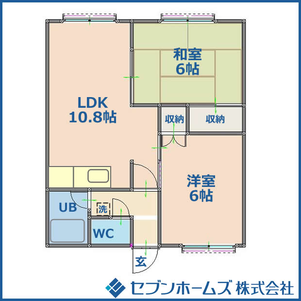 コーポ小田の間取り