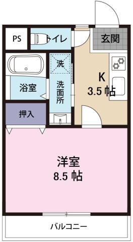 チェスターコート南佐古の間取り