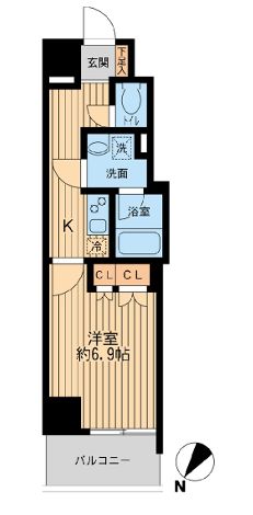 日本橋ファーストレジデンスの間取り