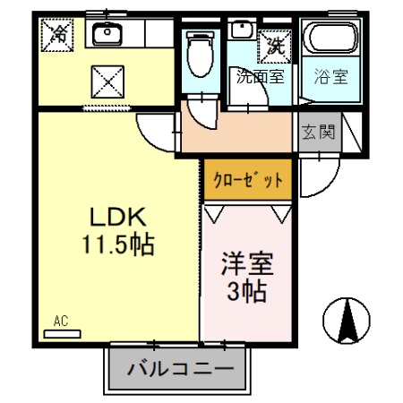 Freiheit（フライハイト）の間取り