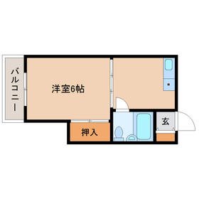 尼崎市東七松町のマンションの間取り