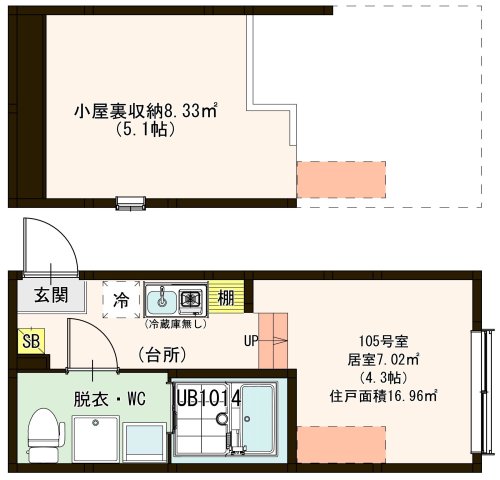 ハーモニーテラス北加平町の間取り