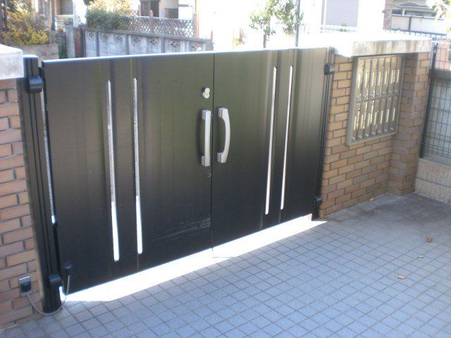 エントランス　オートロックゲート設置