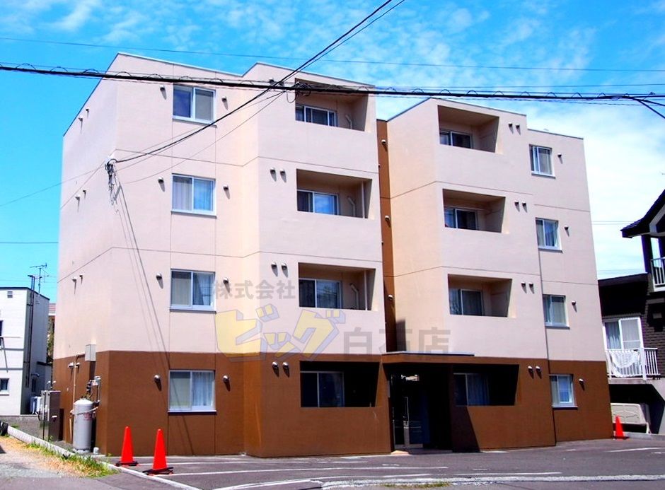 建物外観　経済的な灯油ストーブ・灯油ボイラー完備の２ＬＤＫマンション♪