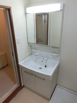 　洗面設備　洗髪洗面化粧台