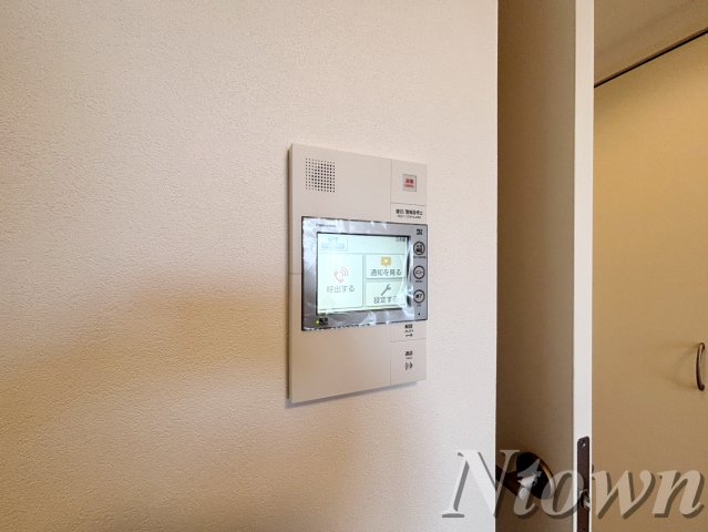 セキュリティ　モニター付きインターホンです