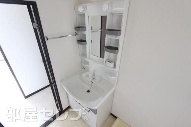 洗面設備　シャンプードレッサー付き。