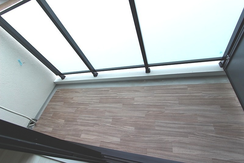 バルコニー　南向きのバルコニー