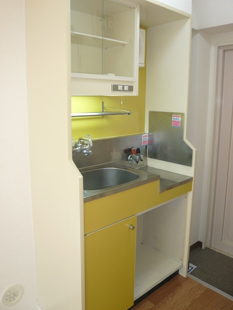 キッチン　ガスコンロ設置可