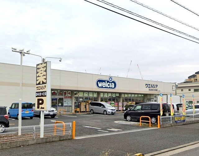 ドラックストア　ウエルシア（ドラッグストア）まで800m