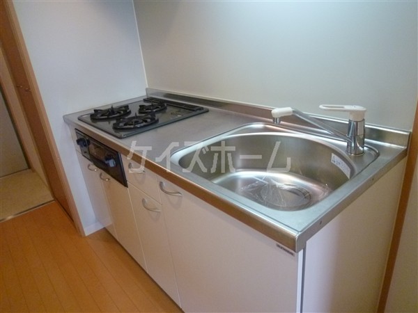 キッチン　３口システムキッチン