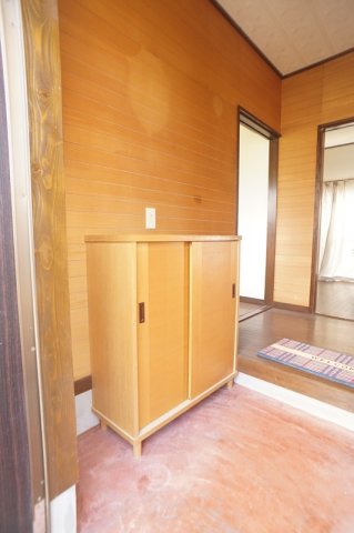 収納　シューズボックスが備え付けです。玄関がすっきりできますね。