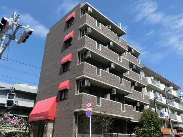 建物外観　★お洒落な外観タイル貼り・オートロック付きのマンションです★