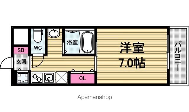 レジデンス大阪城前の間取り写真
