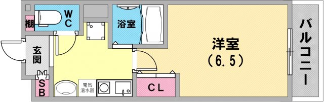 ウィズダムスクウェアの間取り写真