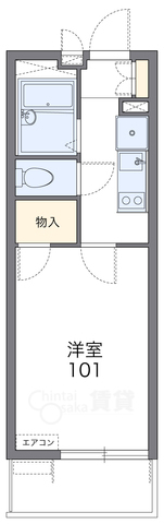ソレイユ箕面の間取り写真