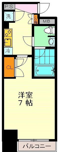 東京メトロ千代田線 乃木坂駅 徒歩2分 14階建 築13年の間取り写真