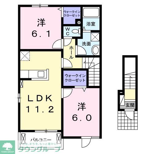 彩 takasaki Iの間取り写真