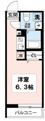 ヒルズ新羽町の間取り写真