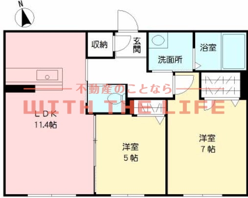 MAST東櫛原の間取り写真