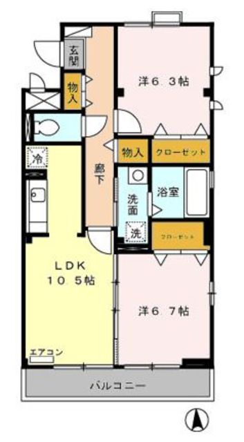 アクシス・ウィルの間取り写真