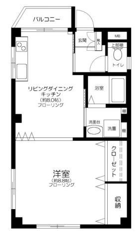 レークマンションIIの間取り写真