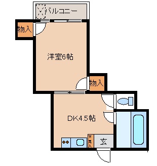 恵比寿ビリジアンの間取り