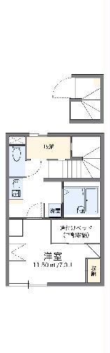 レオパレスＤａｒｋｓｔａｒの間取り