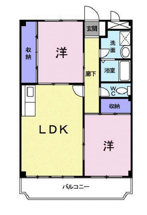 サンホープ府川の間取り