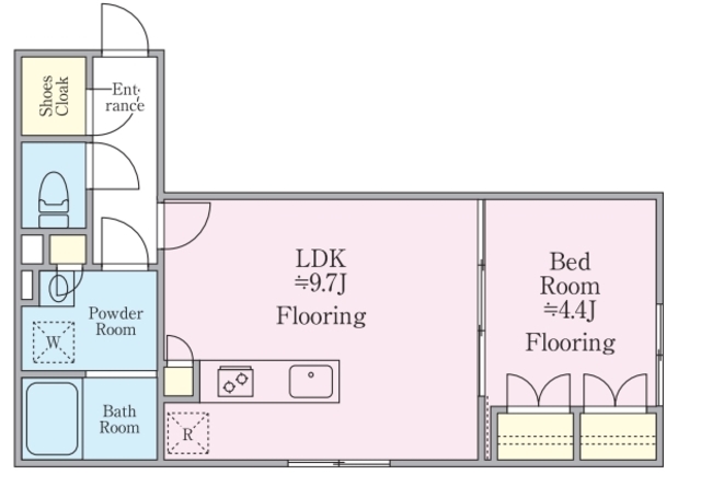 THE RESIDENCE HONKOMAGOMEの間取り