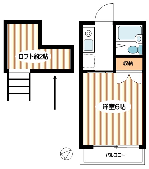 イーストヴィレッジの間取り