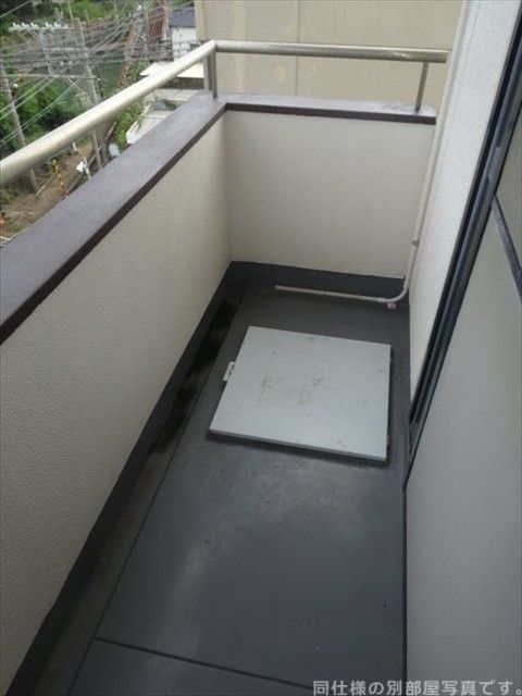 【和歌山市伝法橋南ノ丁のマンションのバルコニー】