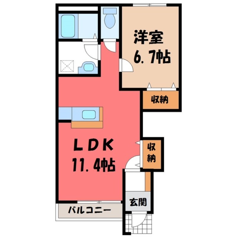 ドルチェ (dolce)の間取り