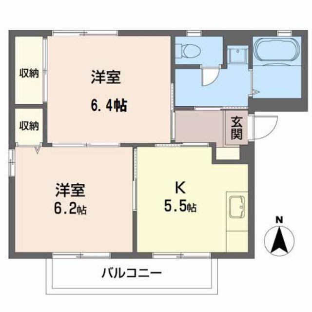 リバティガーデン　Ｂの間取り