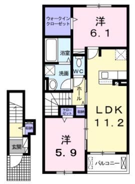 ハウス　AIAIの間取り