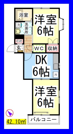 グレースの間取り写真