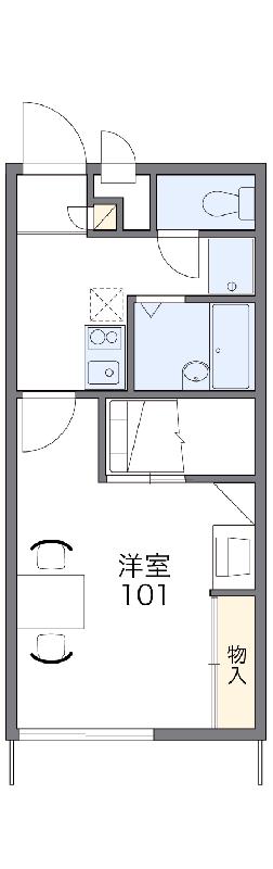 レオパレスコンフォール屋島の間取り