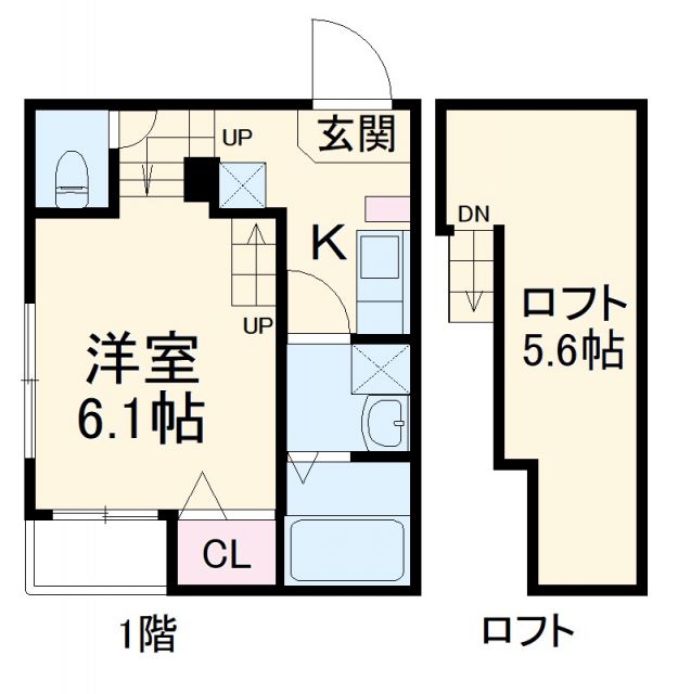 【ハーモニーテラス大宝IIの間取り】